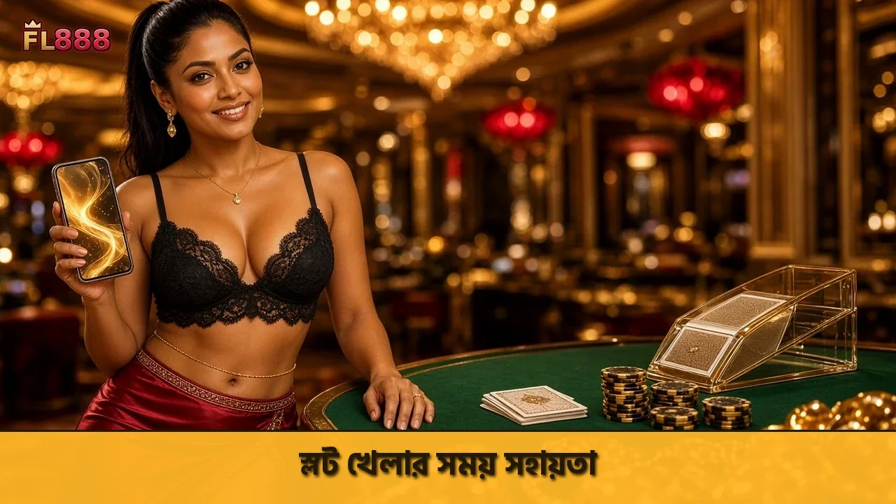 স্লট খেলার সময় সহায়তা